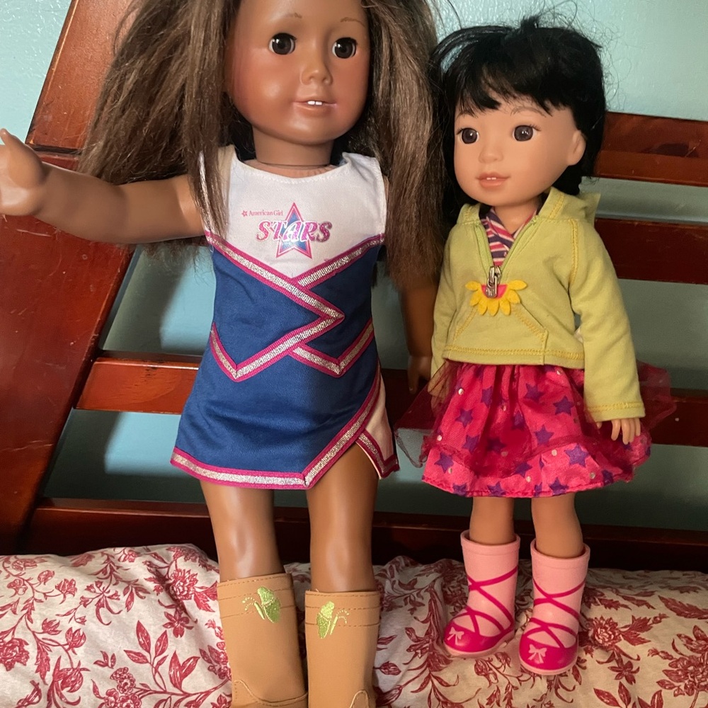 American Girl Doll Cheerleader and Casual Outfit Set